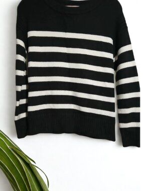 Black/White Striped Sweater
